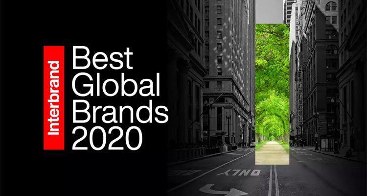 Interbrand發布2020年全球最佳品牌排行榜